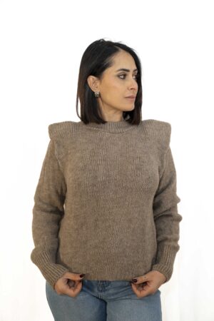 MAGLIONE CON SPALLINE